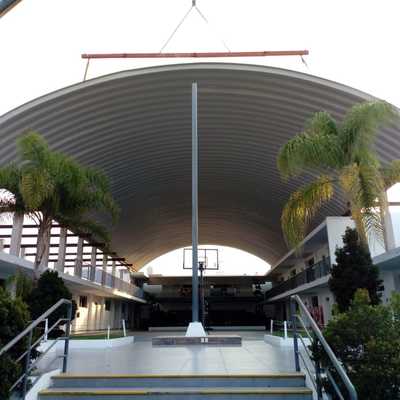 arcotechos en super spam k02 , atornillado dos valles , lamina kr18 